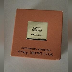 Giorgio Armani Prive Santal Dan Sha Scented Soap - 1.7 Oz New